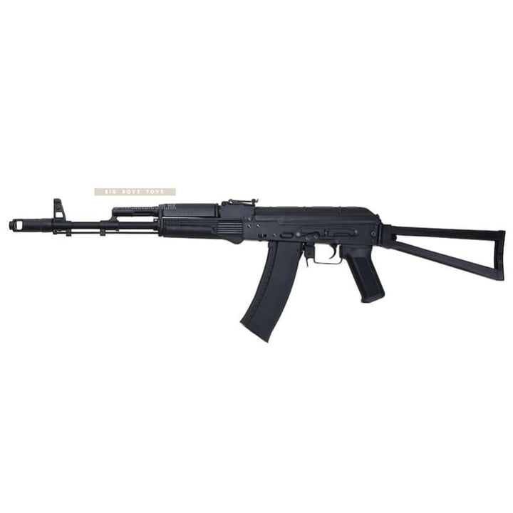 Cyma metal aks74m aeg airsoft rifle w/ steel folding stock -