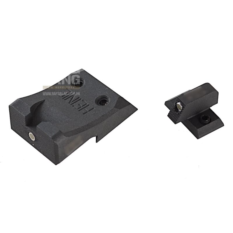 Detonator steel front & rear sight for tokyo marui hk45 free