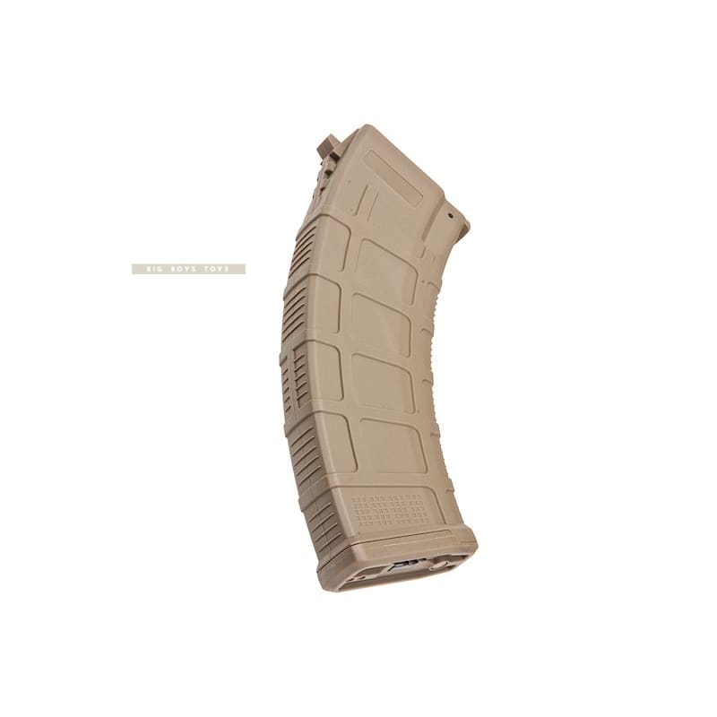 Dmag (d-day) akm 550rds hi-cap wheel emm aeg magazine - tan