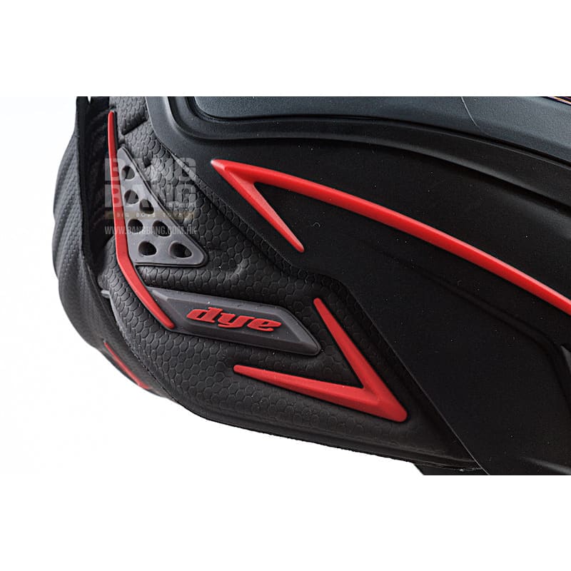 Dye precision i5 goggle system fire - black / red full face