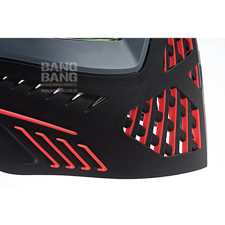 Dye precision i5 goggle system fire - black / red full face