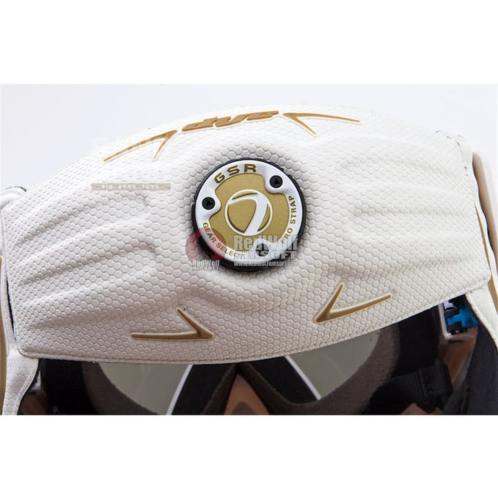 Dye precision i5 goggle system - white gold full face mask