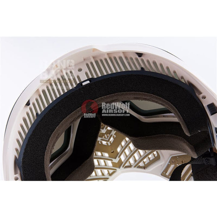 Dye precision i5 goggle system - white gold full face mask