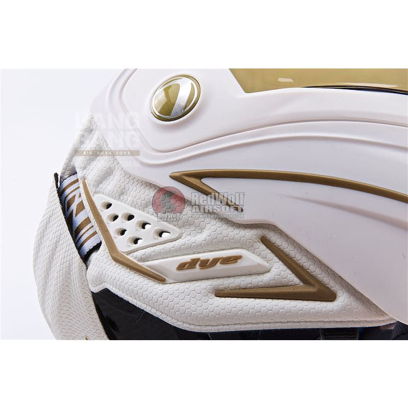 Dye precision i5 goggle system - white gold full face mask