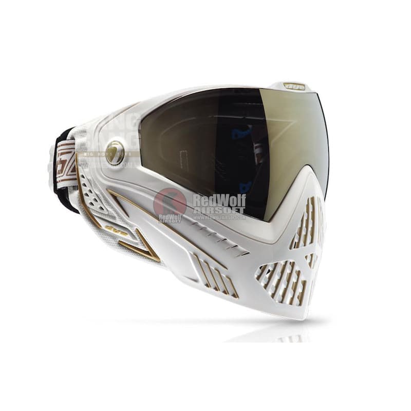 Dye precision i5 goggle system - white gold full face mask