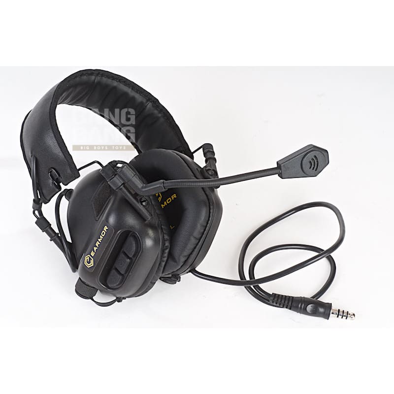 Earmor tactical hearing protection ear-muff - black free