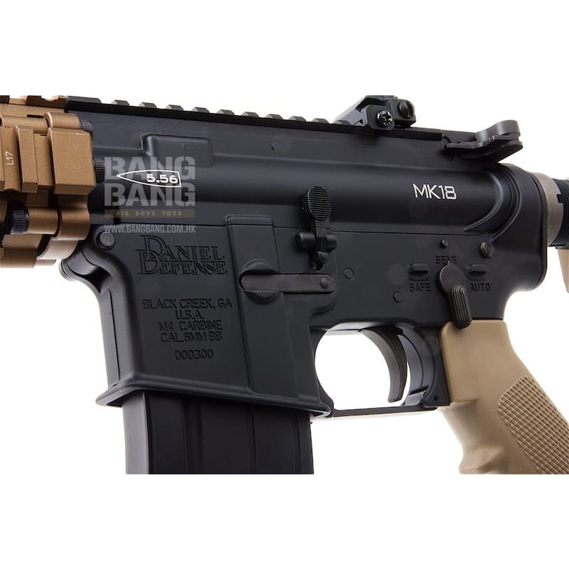 Emg colt licensed daniel defense 9 inch mk18 gbbr airsoft -