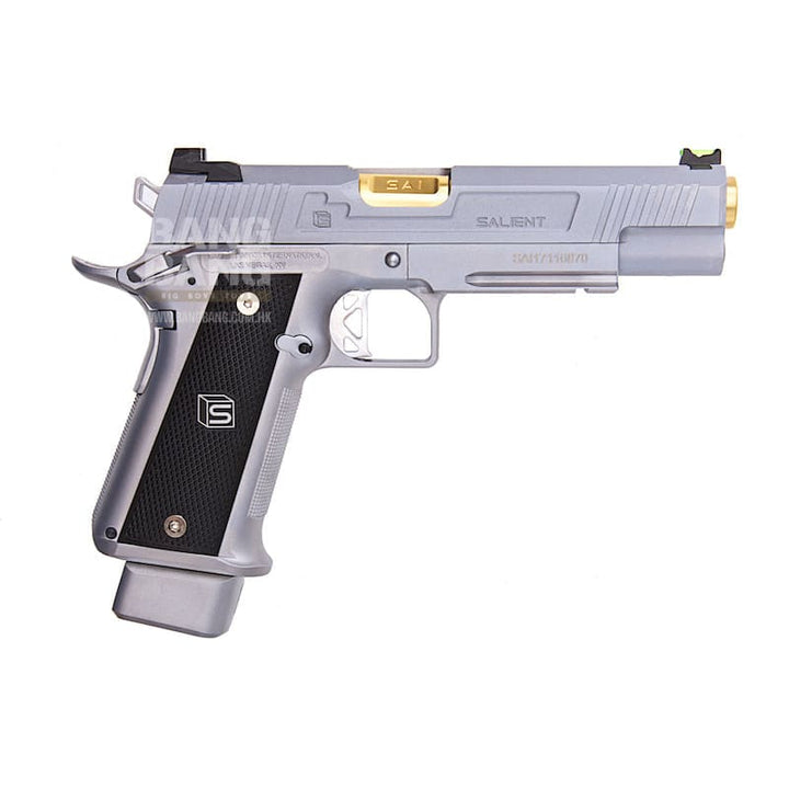 Emg sai 5.1 gas blowback pistols - silver free shipping