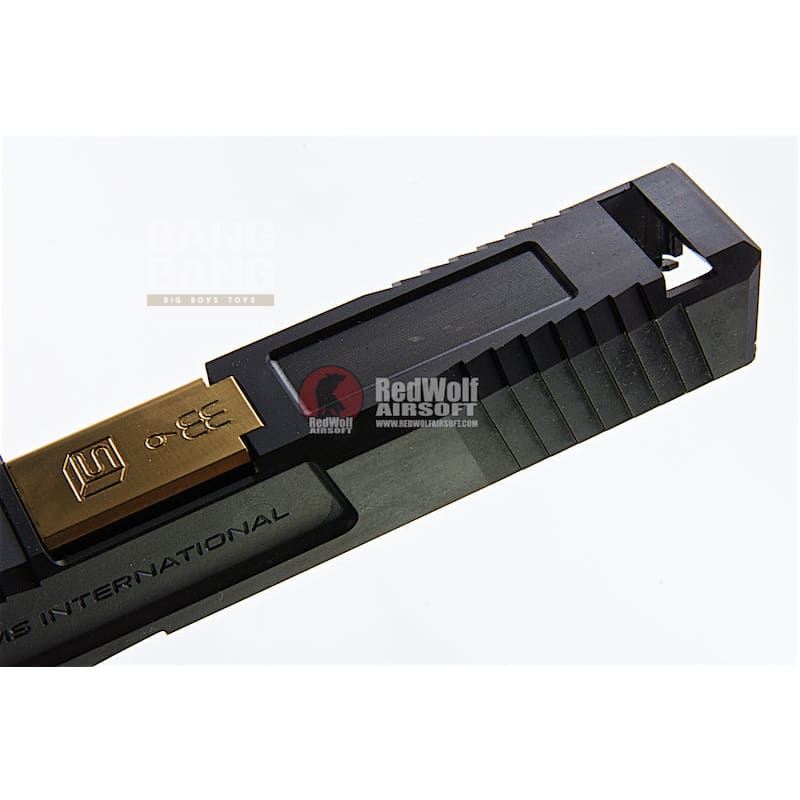 Emg sai steel blu slide kit (by g&p) - gold barrel free