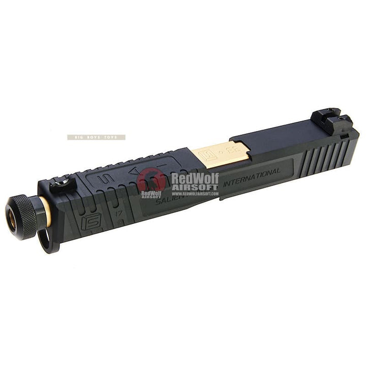 Emg sai tier one slide kit (by g&p) - gold barrel for umarex