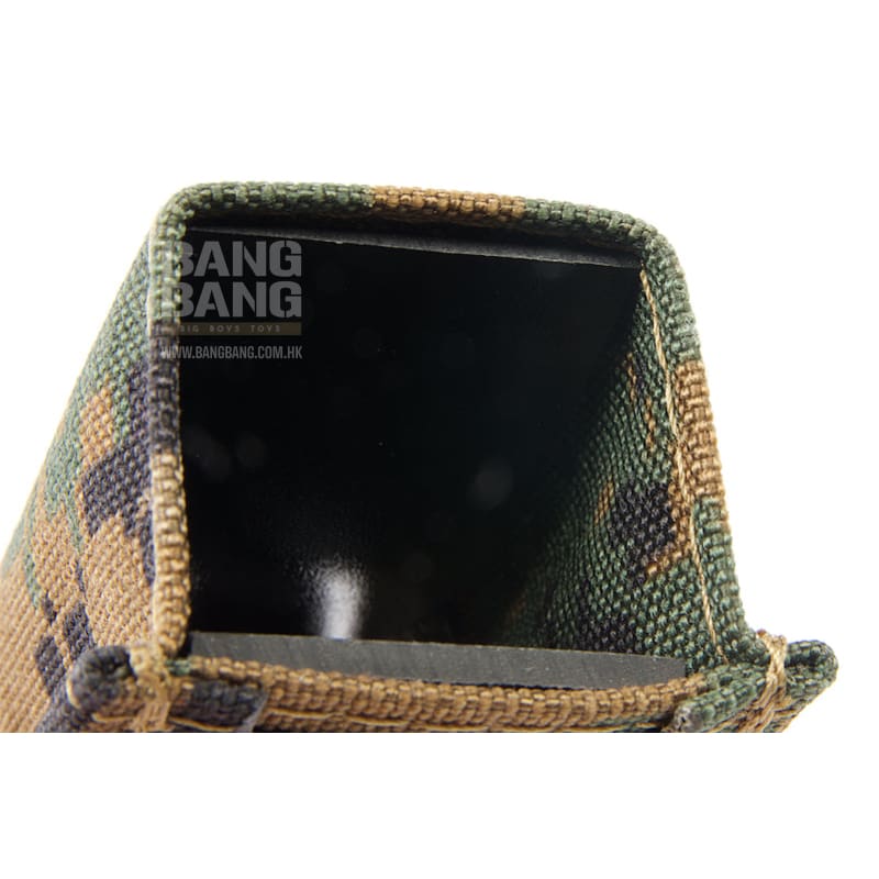 Esstac single pistol kywi pouch - woodland marshall free