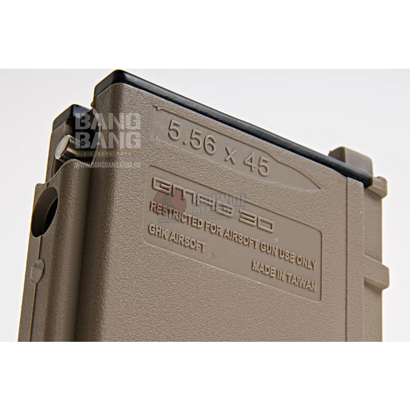 Ghk 40rds gmag gas magazine for ghk g5 / m4 gbbr - tan free