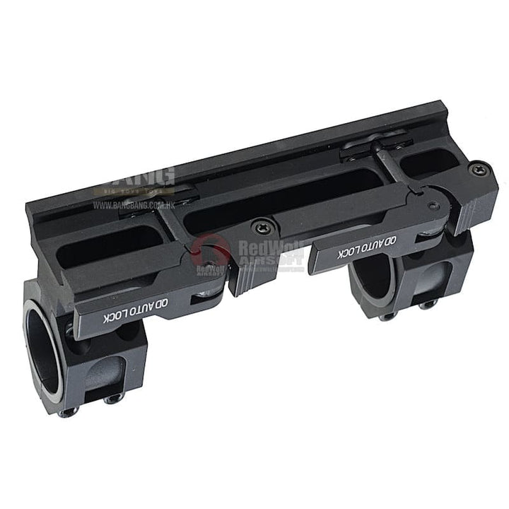 Gk tactical 25 / 30mm qd dual scope mount - bk free shipping