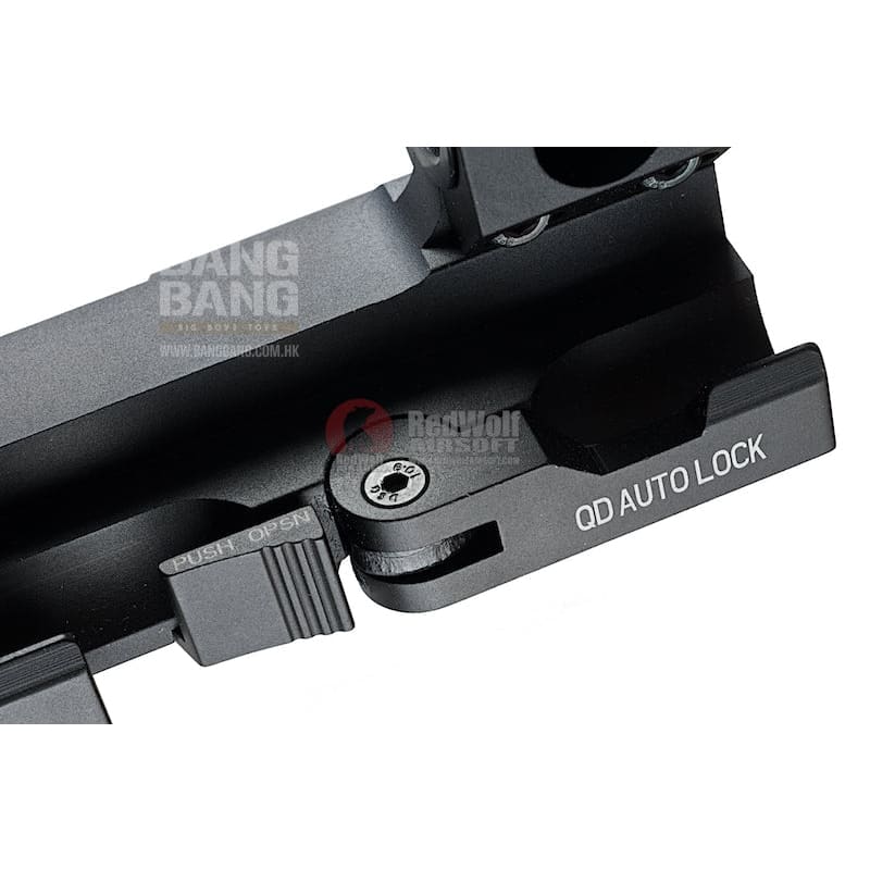 Gk tactical 25 / 30mm qd dual scope mount - bk free shipping