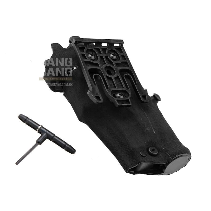 Gk tactical 63do holster for g17 / g18 with ql mount - black