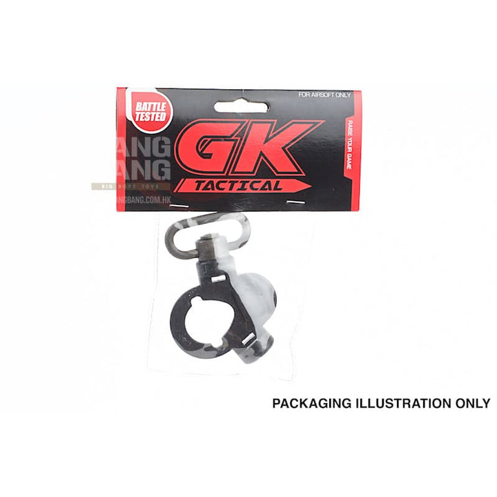 Gk tactical m4 dual side qd sling mount for aeg - bk free