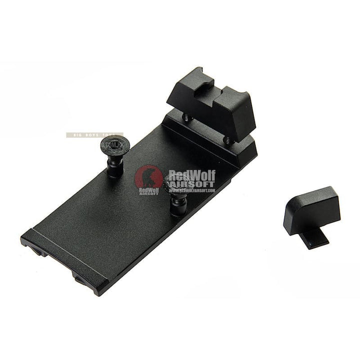 Gk tactical rmr mount base with sight set for sig air p320