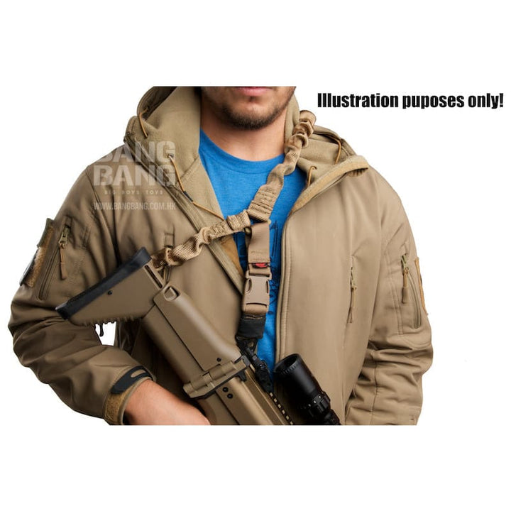 Gk tactical single point qd bungee sling - od free shipping