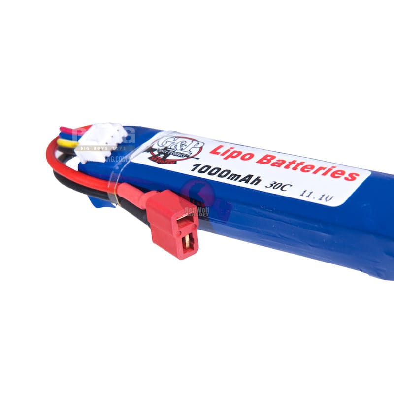 G&p 11.1v 1000mah (30c) lithium polymer (lipo) battery free