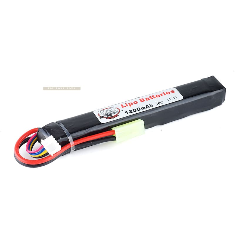 G&p 11.1v 1200mah (20c) lithium polymer battery (a - tamiya)