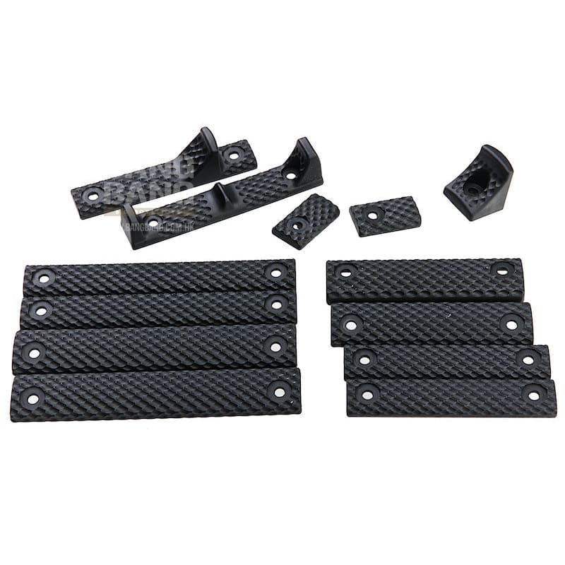 G&p m-lok / keyomd rail cover set - black free shipping