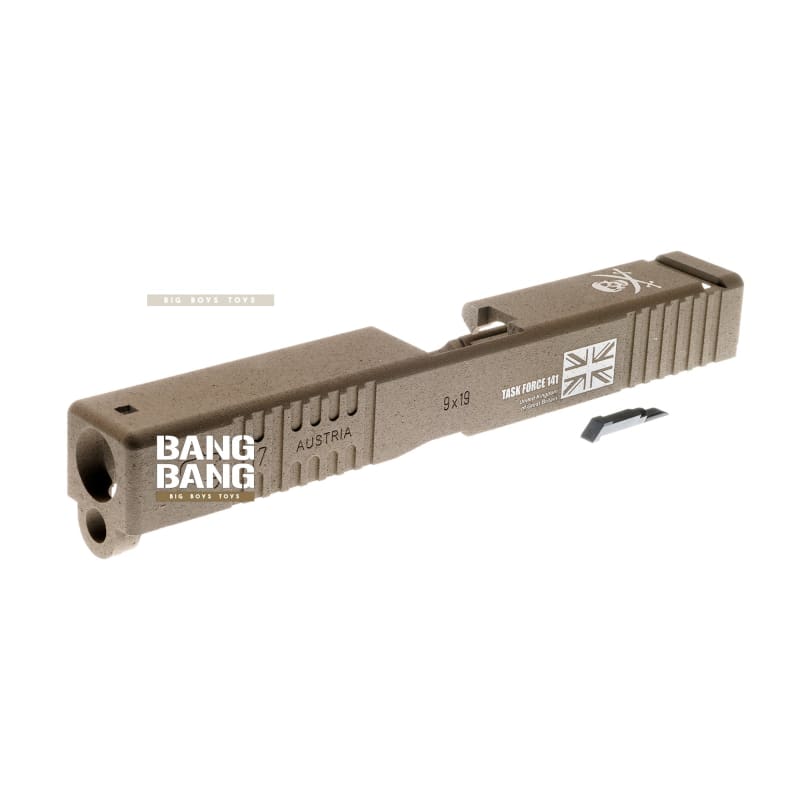 Guarder tf-141 aluminum slide for tokyo marui model 17 - tan