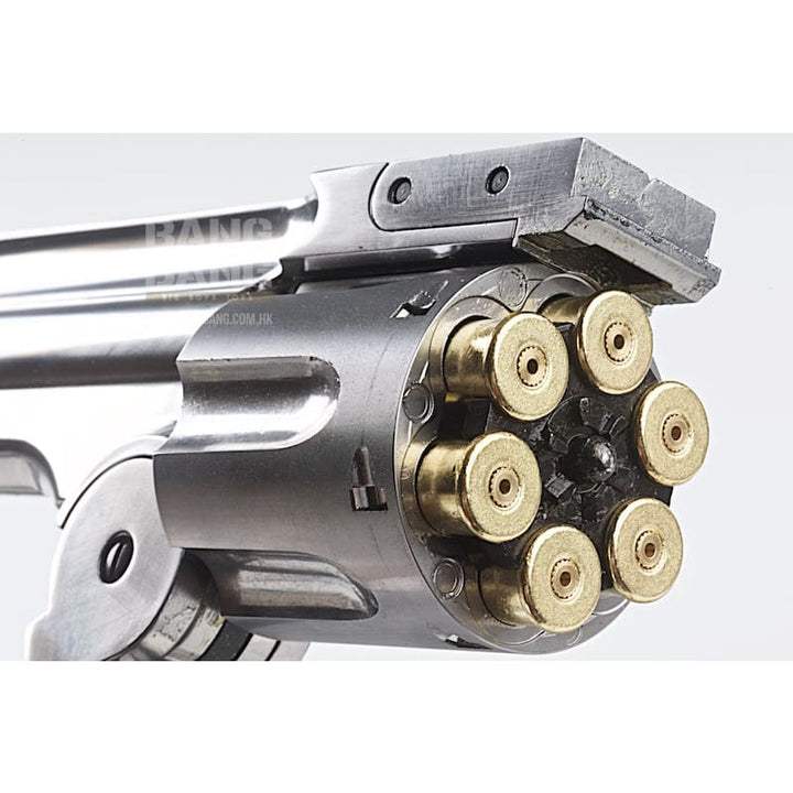 Gun heaven 793 1877 major 3 6mm co2 revolver - silver pistol