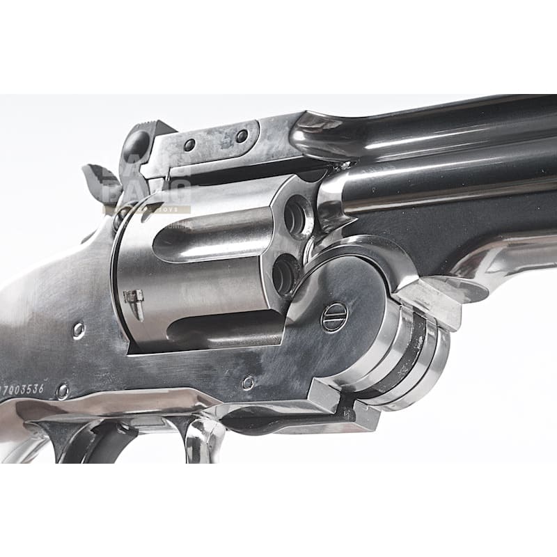 Gun heaven 793 1877 major 3 6mm co2 revolver - silver pistol