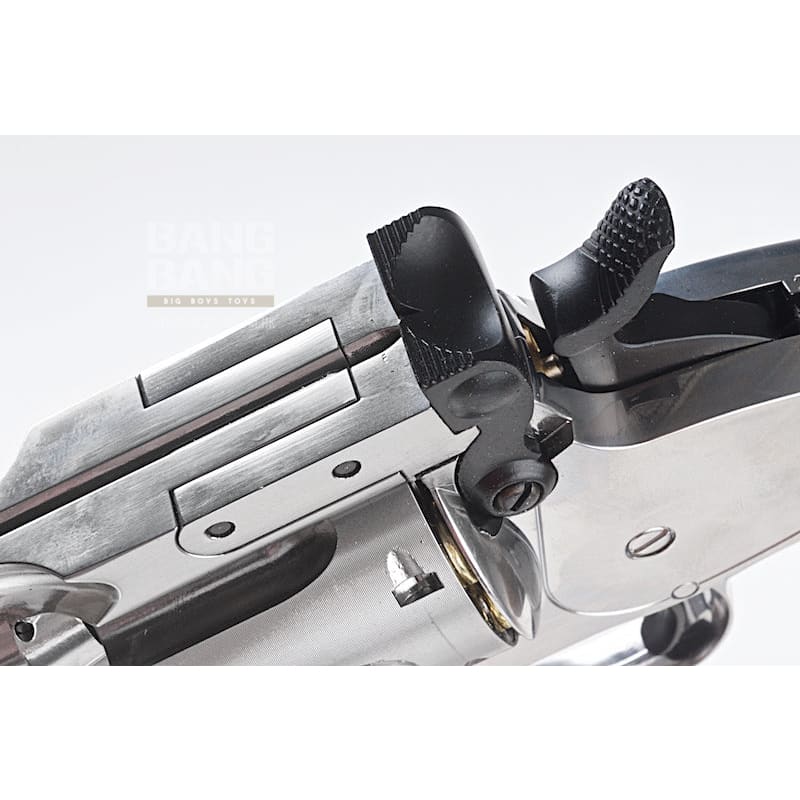 Gun heaven 793 1877 major 3 6mm co2 revolver - silver pistol