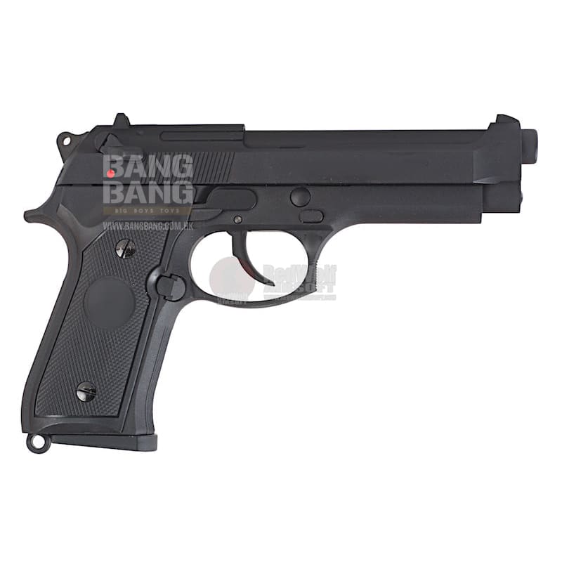 Gun heaven (jp) m92 full metal gas pistol (6mm) - black free