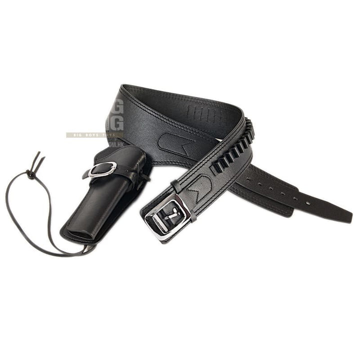 Gun heaven pu cowboy leather holster - bk free shipping