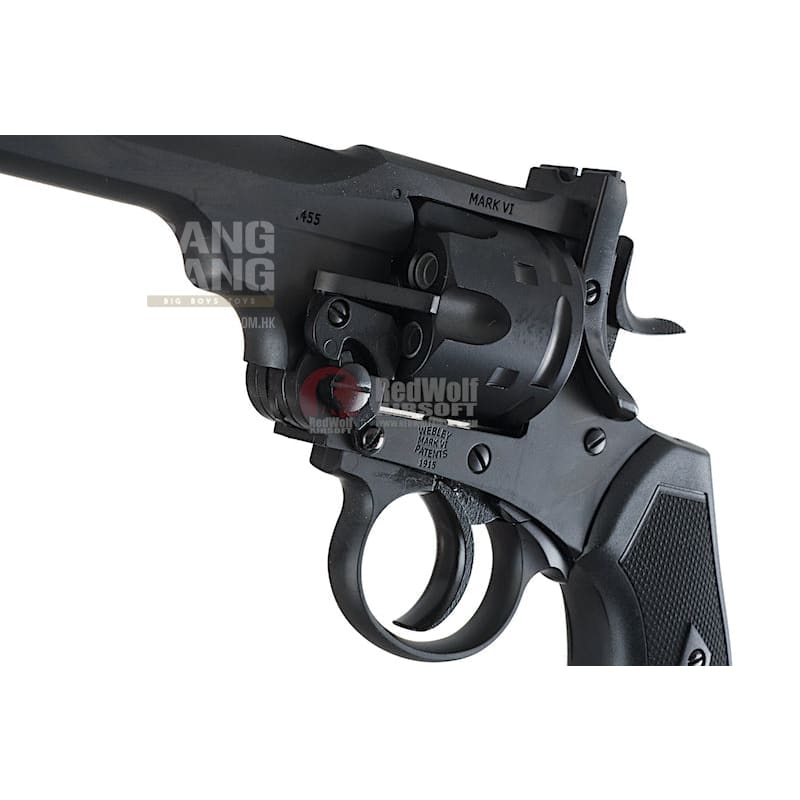 Gun heaven (win gun) webley mk vi 6mm co2 revolver - black