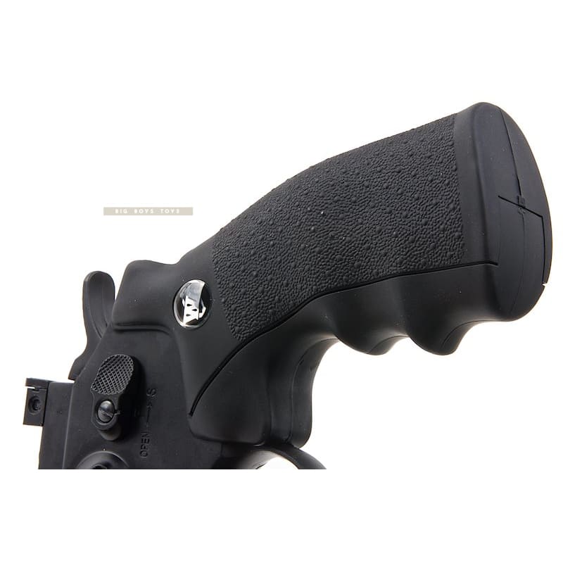 Gun heaven (wingun) 701 4 inch 6mm co2 revolver (black grip)