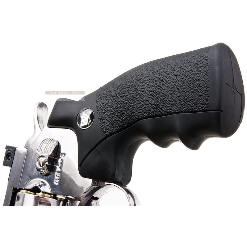 Gun heaven (wingun) 701 4 inch 6mm co2 revolver (black grip)