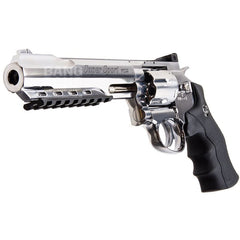 Gun heaven (wingun) 702 6 inch 6mm co2 revolver (black grip)