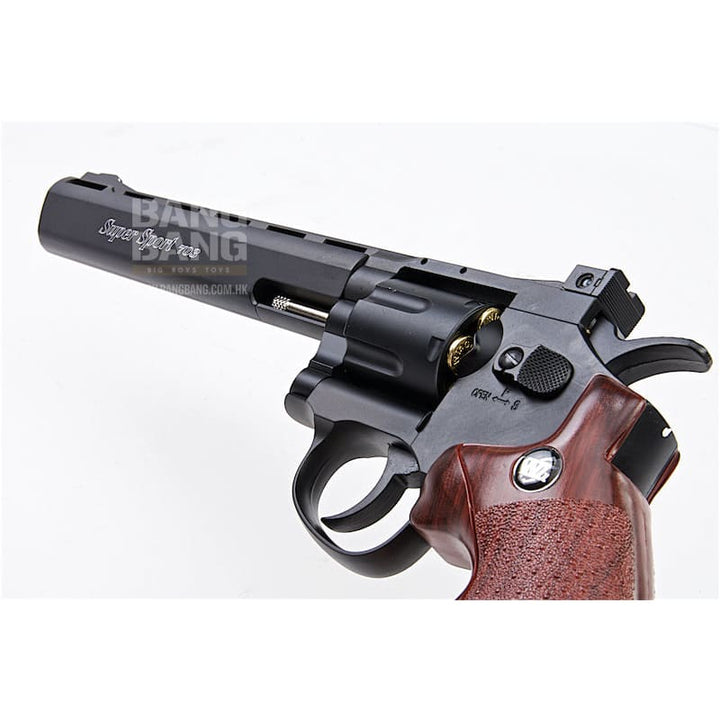 Gun heaven (wingun) 703 8 inch 6mm co2 revolver (brown grip)