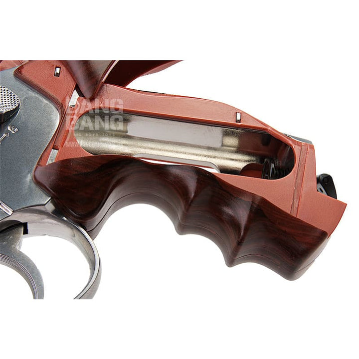 Gun heaven (wingun) 703 8 inch 6mm co2 revolver (brown grip)