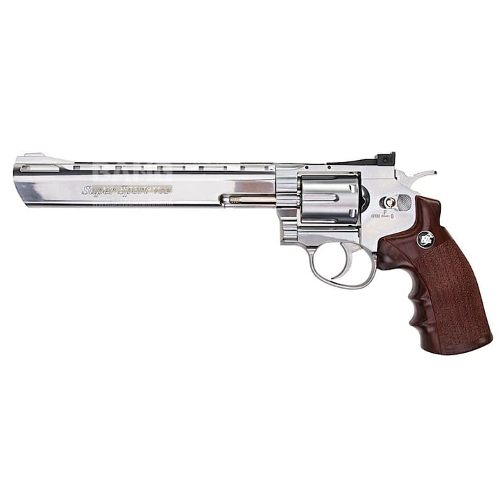 Gun heaven (wingun) 703 8 inch 6mm co2 revolver (brown grip)