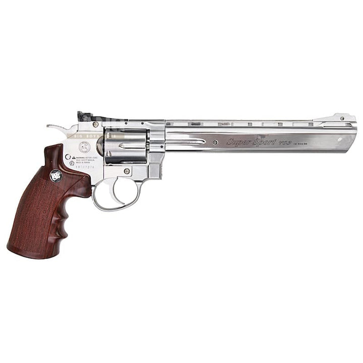 Gun heaven (wingun) 703 8 inch 6mm co2 revolver (brown grip)