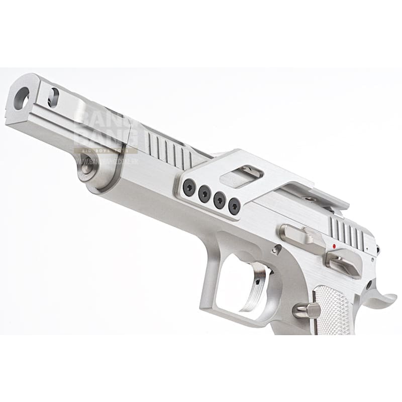 Gunsmith bros gb01 tf aluminum open gbb pistol - silver free