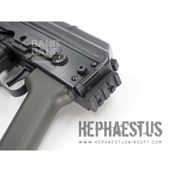 Hephaestus ak picatinny rail stock adapter for ghk/lct ak