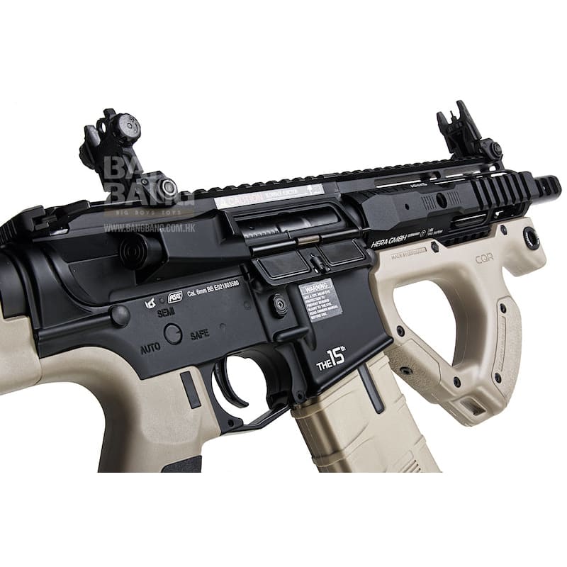 Ics cqr ebb rifle -tan (licensed by asg hera arms) electric