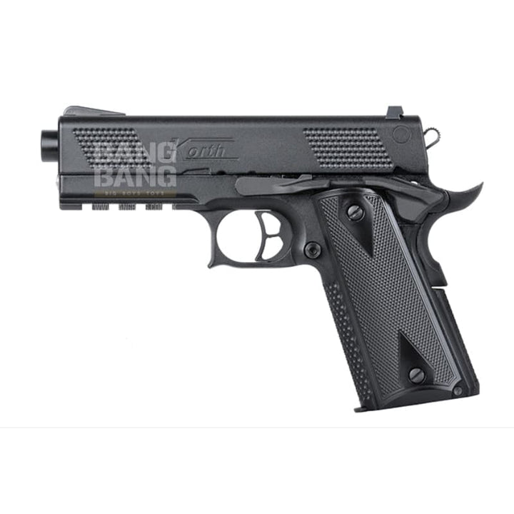 Ics korth prs 4 inch gbb pistol - black (licensed by korth)