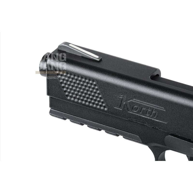 Ics korth prs 4 inch gbb pistol - black (licensed by korth)