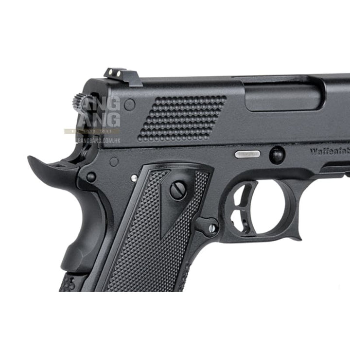 Ics korth prs 4 inch gbb pistol - black (licensed by korth)