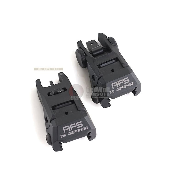 Imi defense afs aluminum flip up sight set - bk free