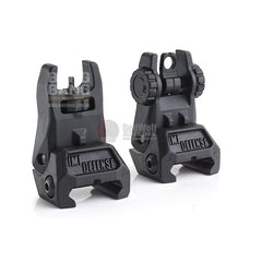 Imi defense tfs / trs polymer flip up sight set - bk free