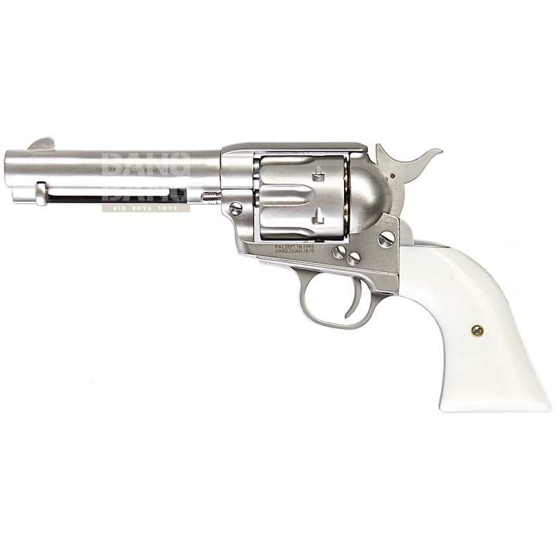 King arms saa.45 peacemaker revolver s - silver free