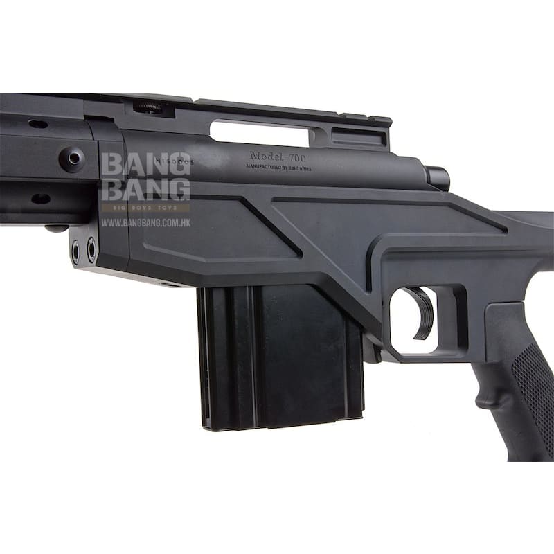 King arms tws m-lok cnc gas sniper rifle - black sniper