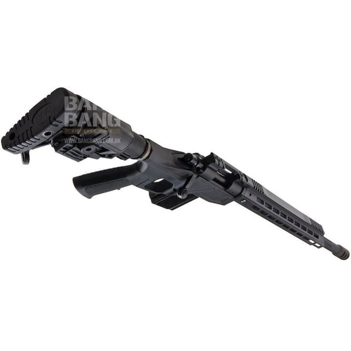 King arms tws m-lok cnc gas sniper rifle - black sniper